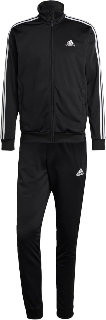 adidas Men's Size Basic 3-Stripes Tricot Track Suit