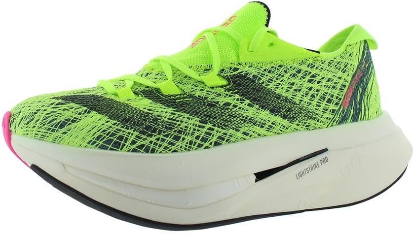 adidas Adizero Prime X 2 Strung Unisex Shoes Size 5, Color: Lucid Lemon/Core Black/Arctic Night