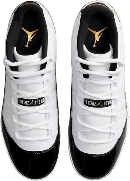 Jordan 11 Mid TD Men's Football Cleats White/Metallic Gold-Black FV5374-107 13